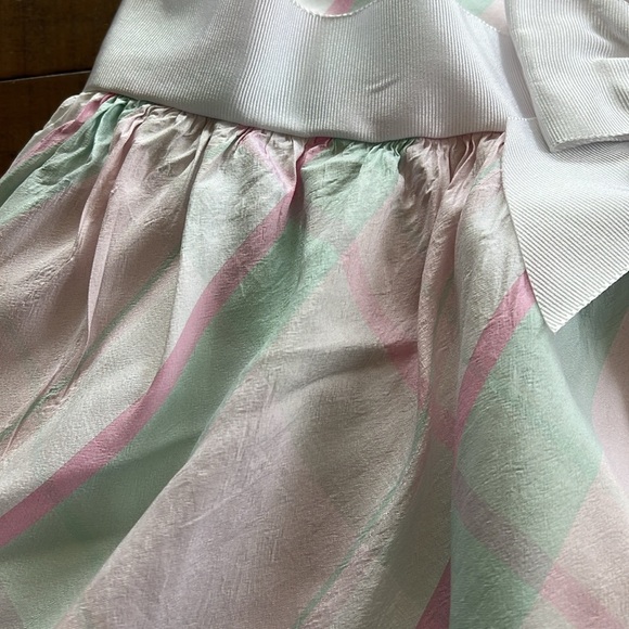 Janie and jack spring plaid silk dress - Picture 3 of 9